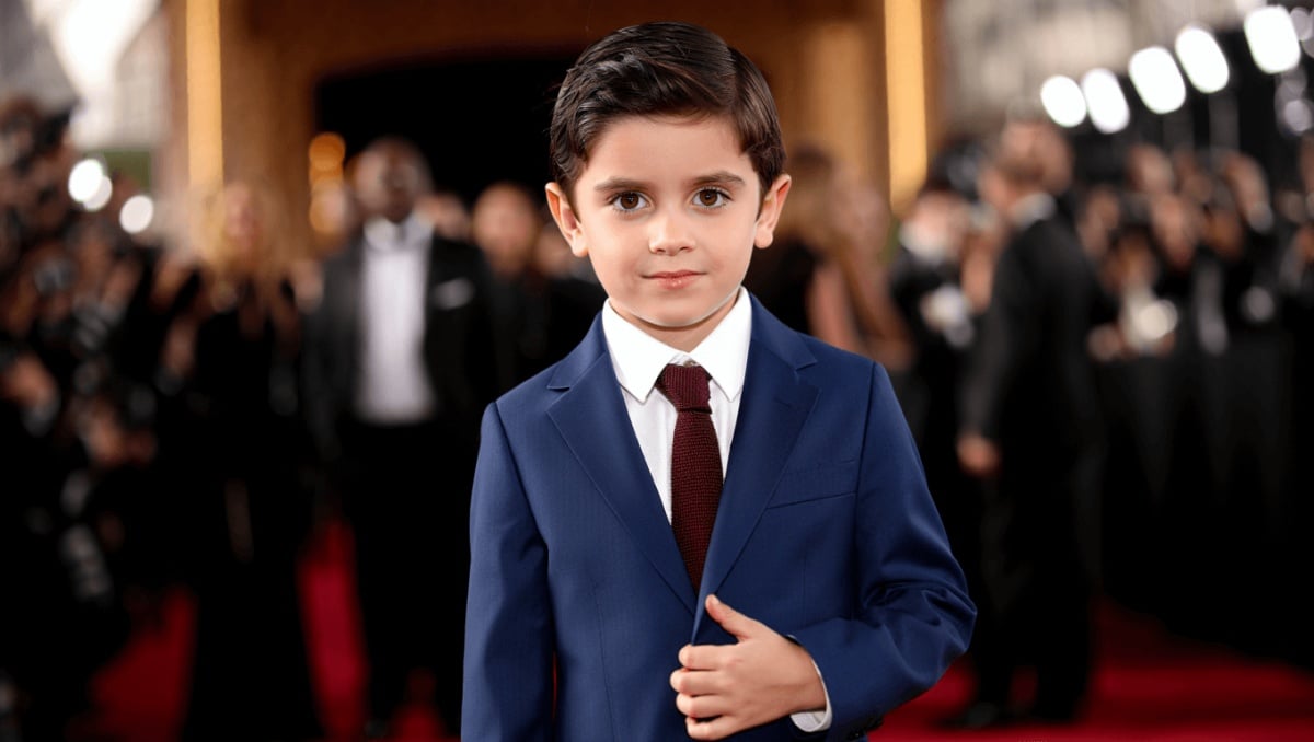 The Little Boy From "All Her Fault" Was The Best Dressed On The Golden Globes Red Carpet