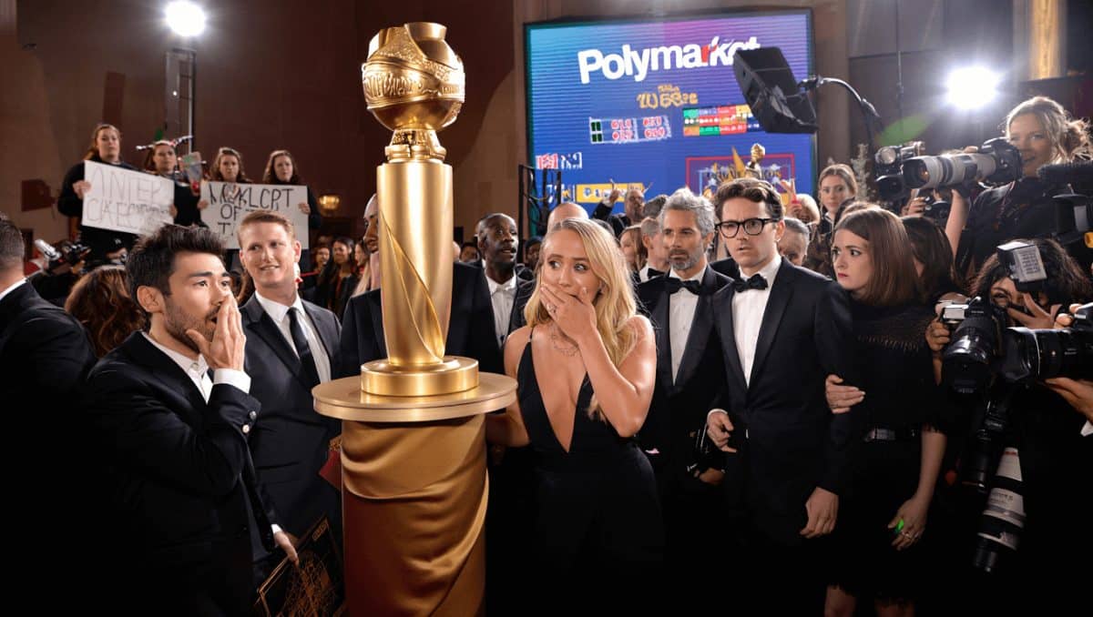 Polymarket Had A HUGE Presence At The 2026 Golden Globes, And People Aren't Happy About It