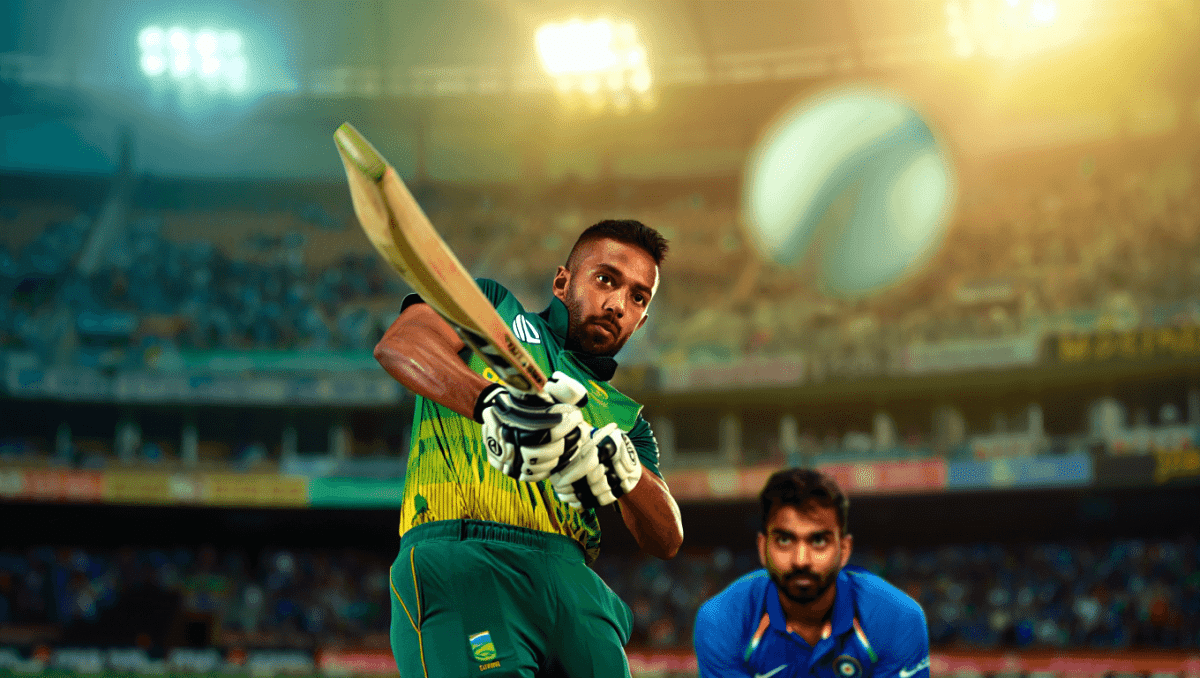 Dewald Brevis smashes no-look six in T20 World Cup Super 8 display against India