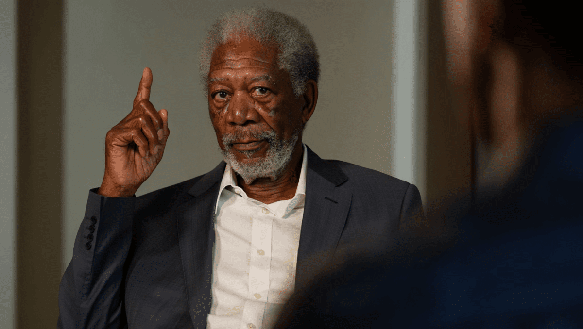 Morgan Freeman calls out Trump's Iran war tweet, posts 'This you?'