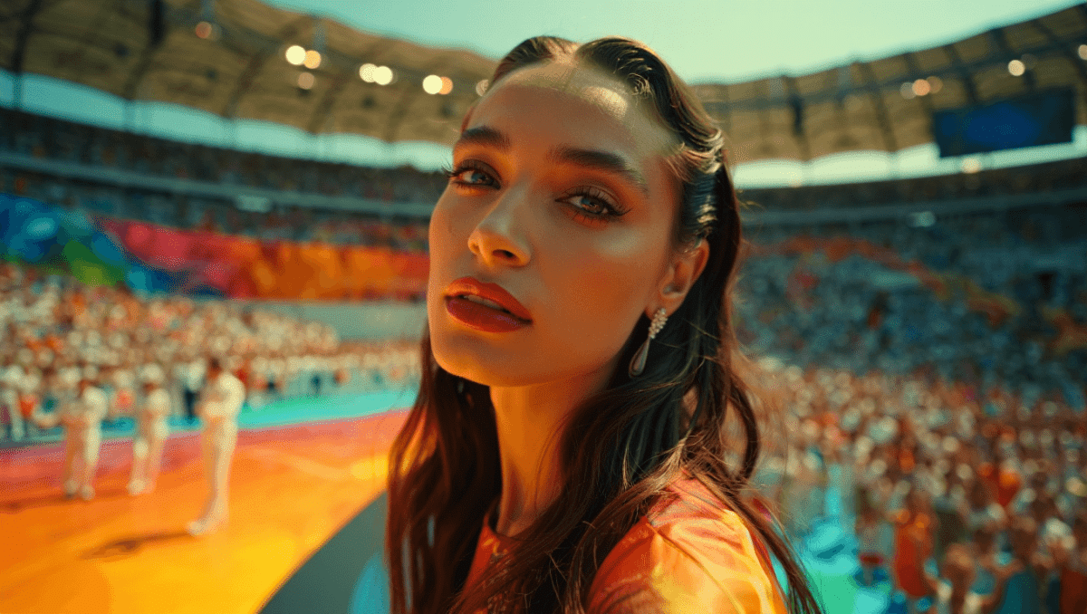 Benedetta Porcaroli stars in Winter Olympics closing ceremony tonight at Verona Arena