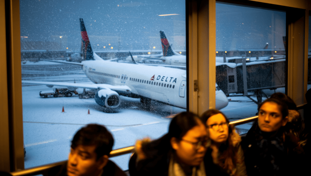 JFK airport cancels thousands of flights as blizzard batters Northeast