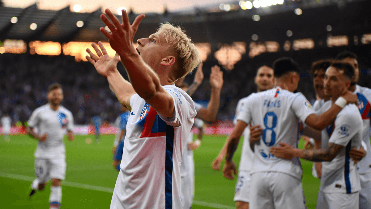 Alexander Sørloth scores hat trick to send Atlético into UCL last 16