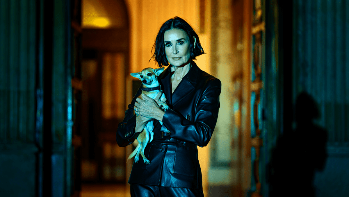 Demi Moore stuns with dramatic bob at Gucci Milan show