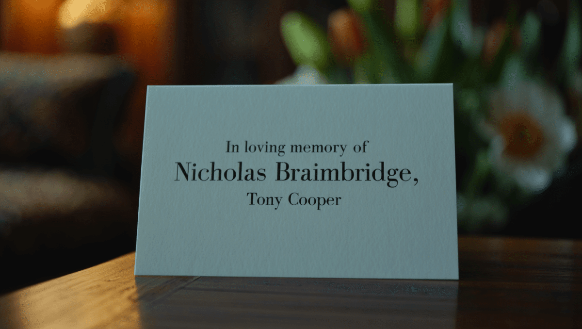 Tony Cooper remembered in Bridgerton season 4 tribute