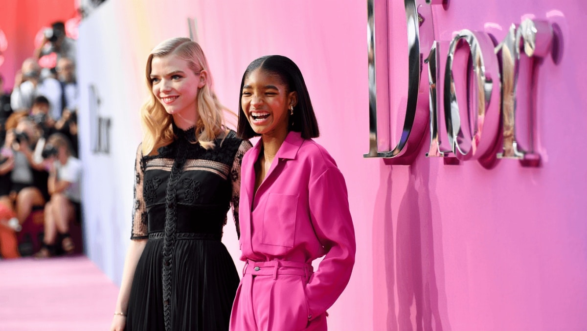 Anya Taylor-Joy and Willow Smith Step Out at Dior Addict Pop-Up in Los Angeles
