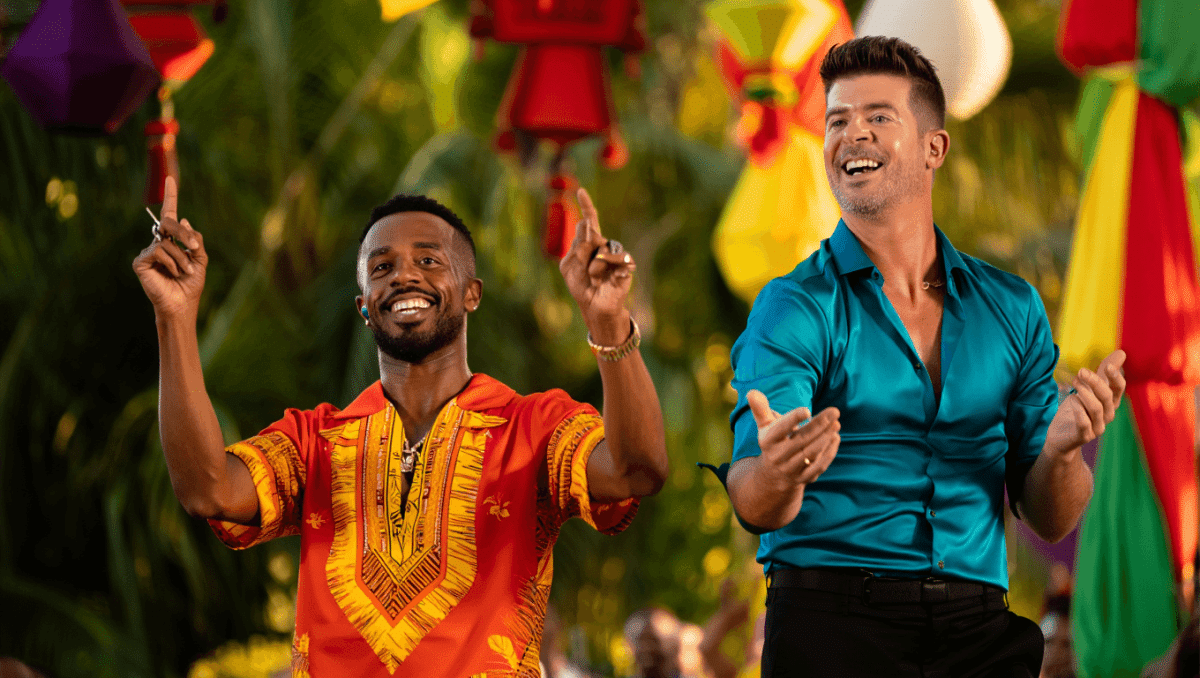 Robin Thicke teams up with Shaggy on 'Looking Lovely', drops music video Friday