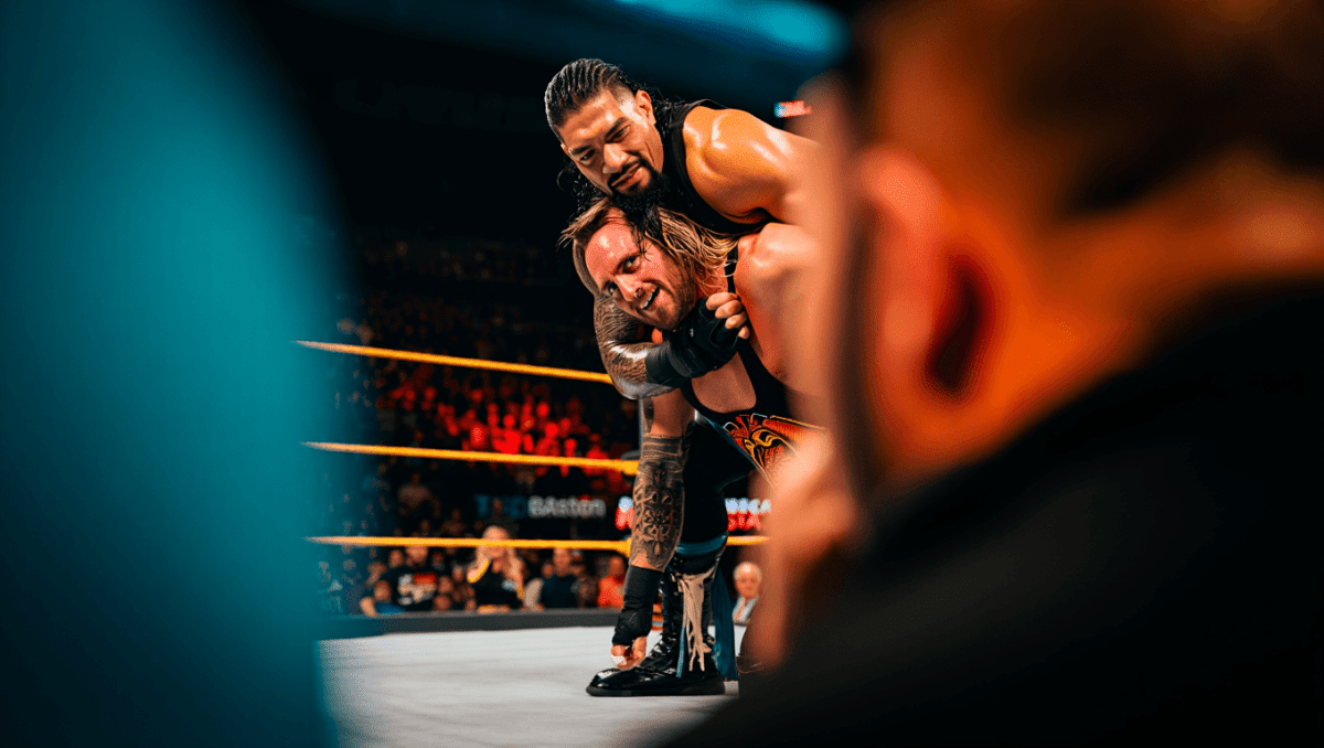 Roman Reigns powerbombs CM Punk through announce table on Raw, reigniting brutal feud