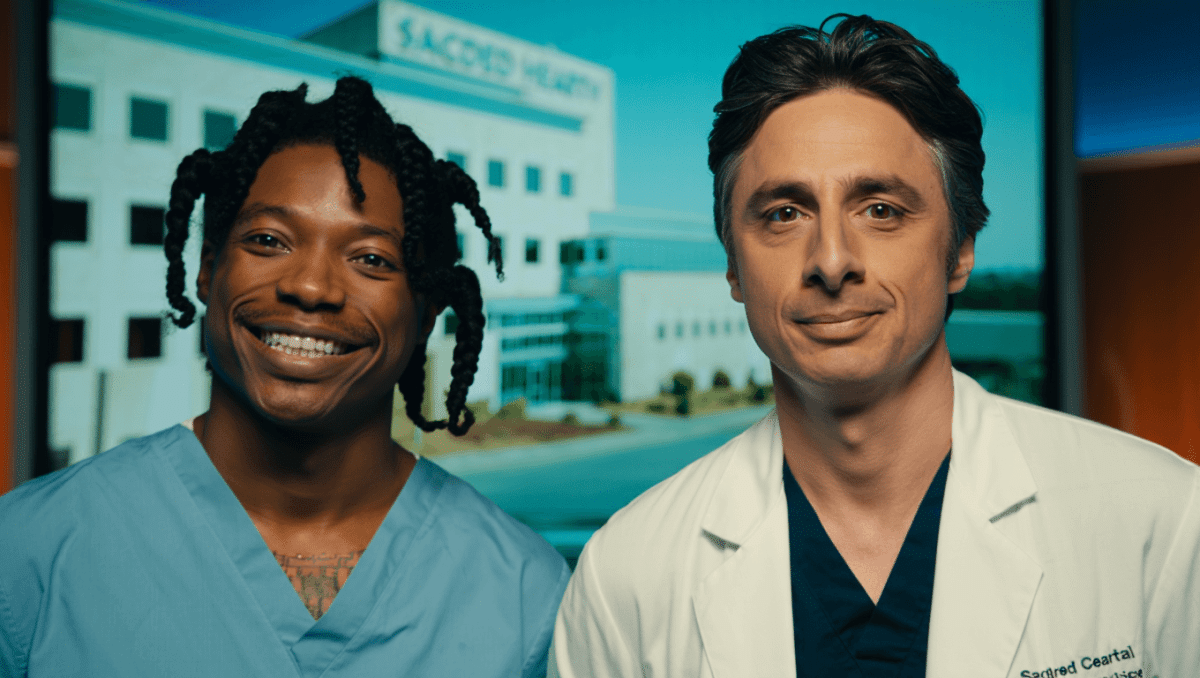 Zach Braff and Donald Faison's bromance stronger than ever in Scrubs revival