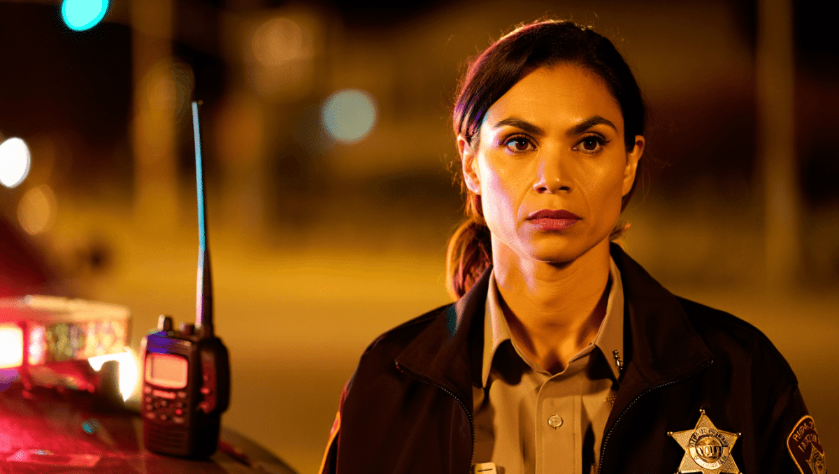 Sheriff Country episode 12 shows Mickey investigating a violent kidnapping