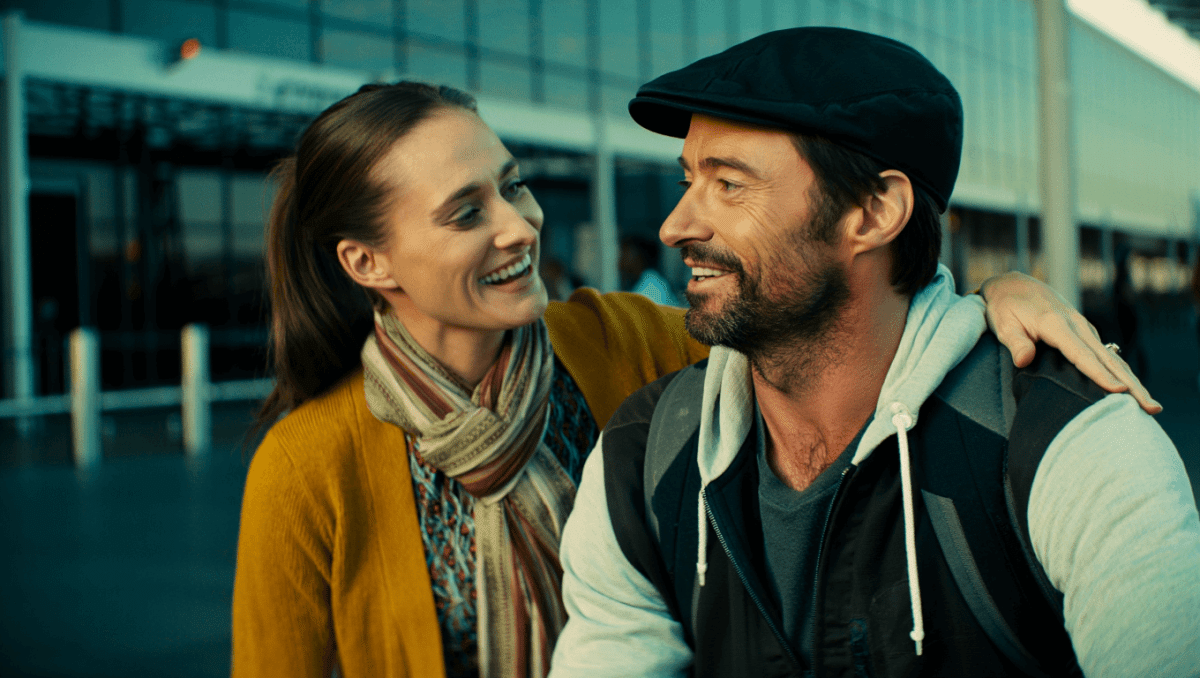 Hugh Jackman and Sutton Foster fuel marriage rumors at LAX