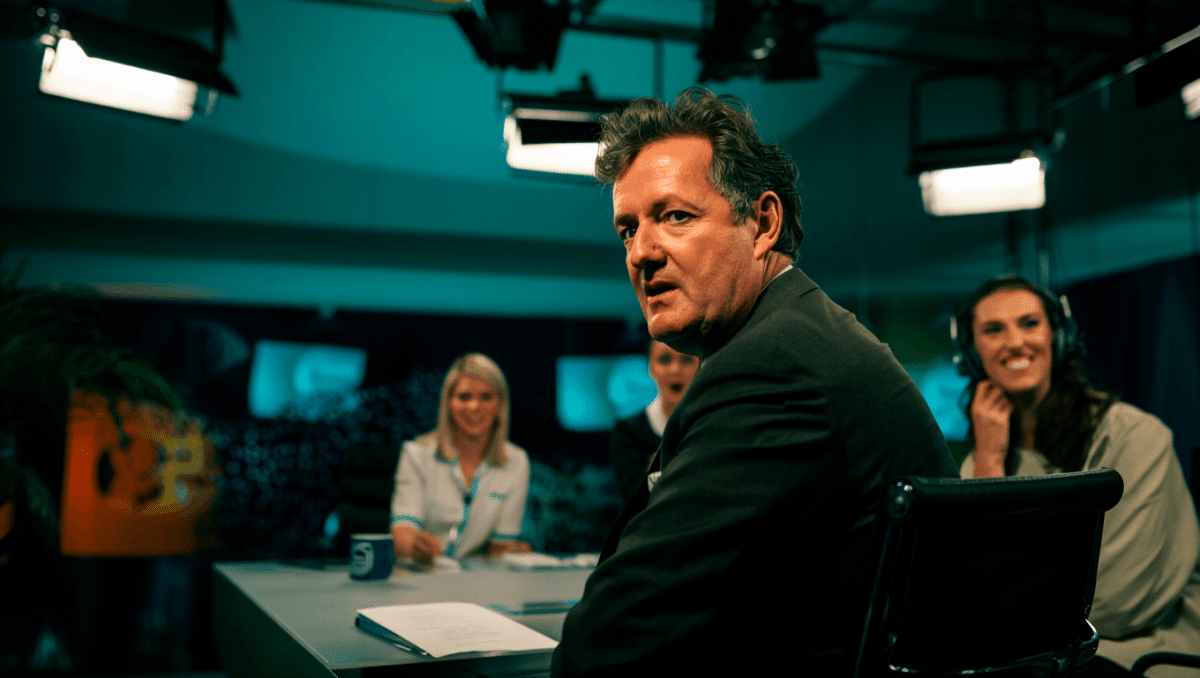 Celia Walden's pool boy joke pic goes viral after Piers Morgan storms off interview with HSTikkyTokky