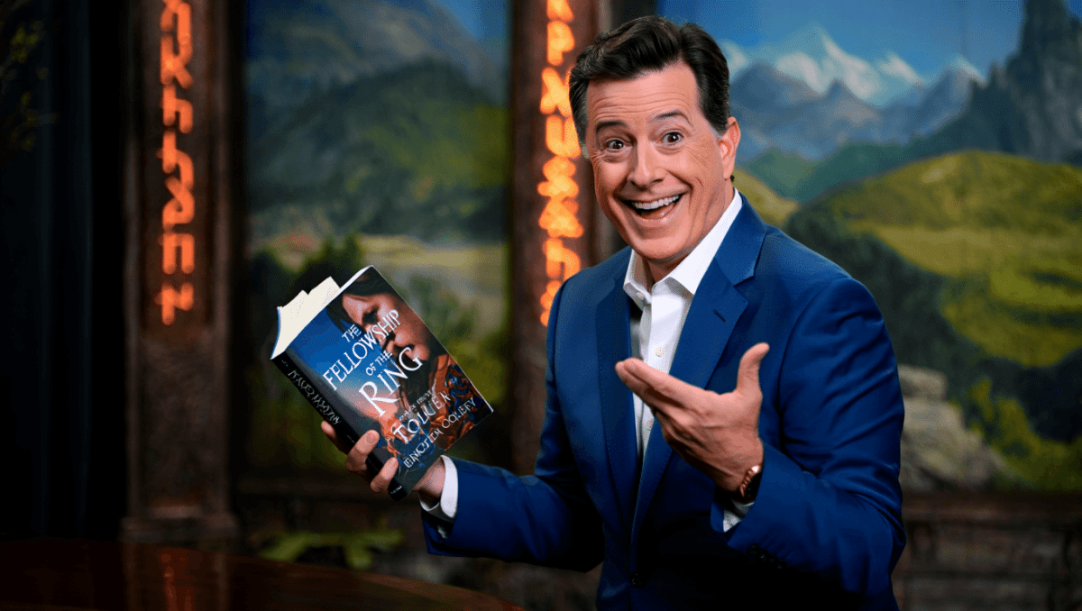 Stephen Colbert to write new Lord of the Rings film with Peter Jackson, won't return to late night