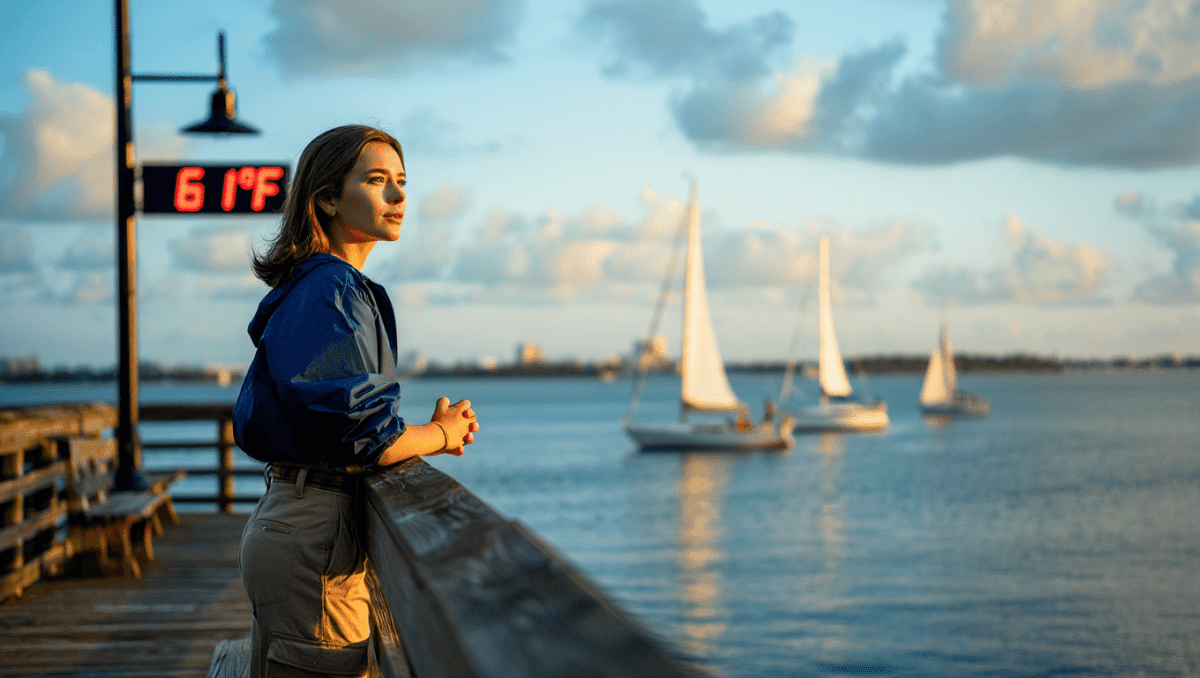 Tampa weather turns cooler today, highs near 61F with mix of sun and clouds