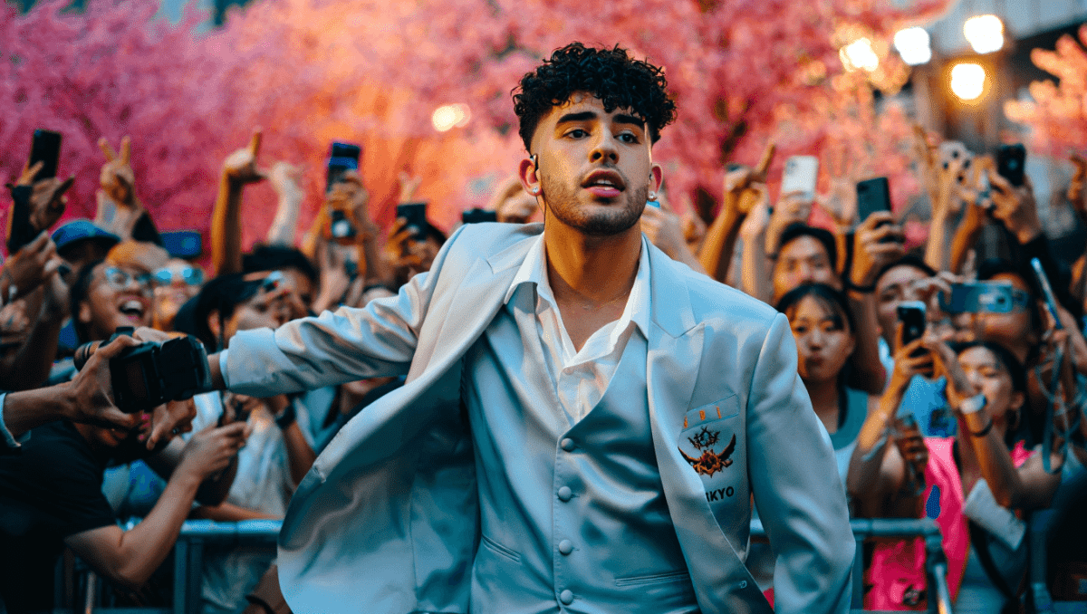 Bad Bunny just made his Asia debut in Japan, breaking streaming records