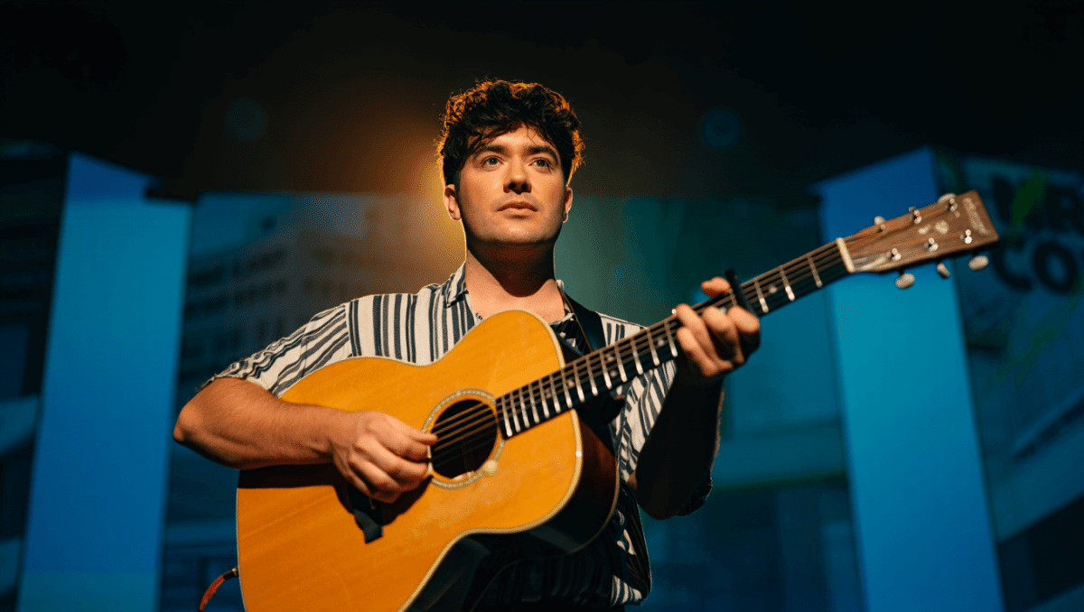 Marcus Mumford performs as musical guest on SNL tonight with Connor Storrie