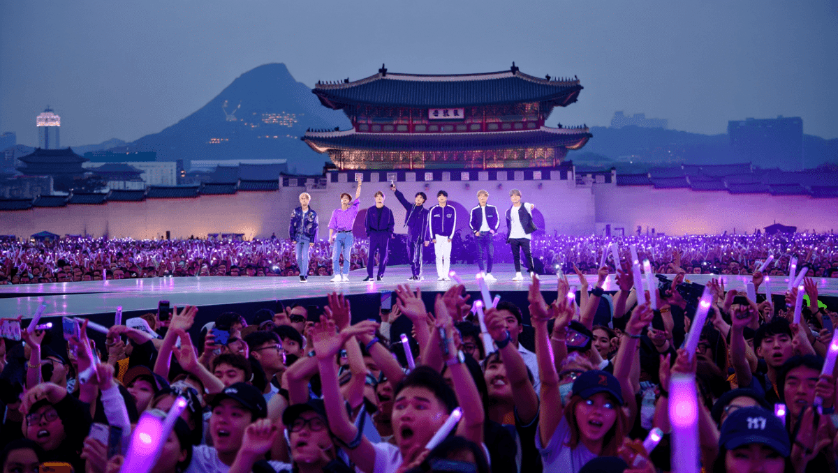 Gwanghwamun Square hosts BTS's massive comeback concert tonight, 200K fans expected