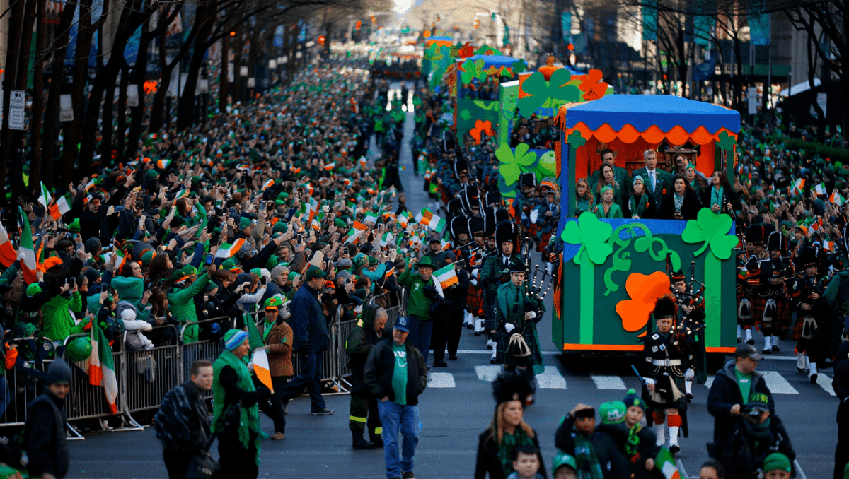 St Patrick's Day parade kicks off this weekend across US cities with millions expected