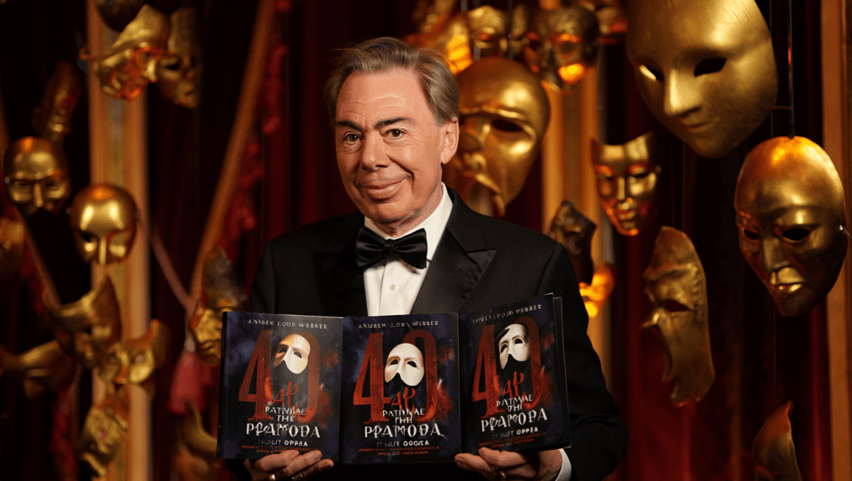 Andrew Lloyd Webber celebrates Phantom of the Opera's 40th anniversary with 3 new books