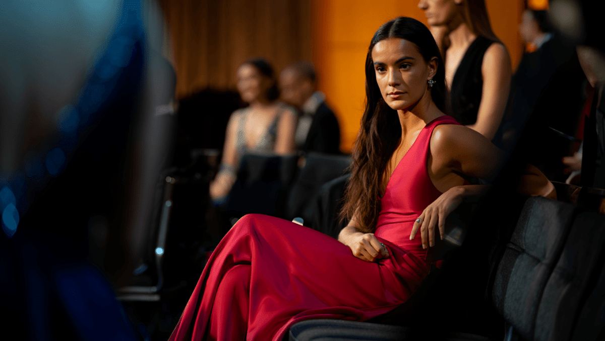 Vittoria Ceretti stuns in red at 2026 Oscars, sits with Leonardo DiCaprio