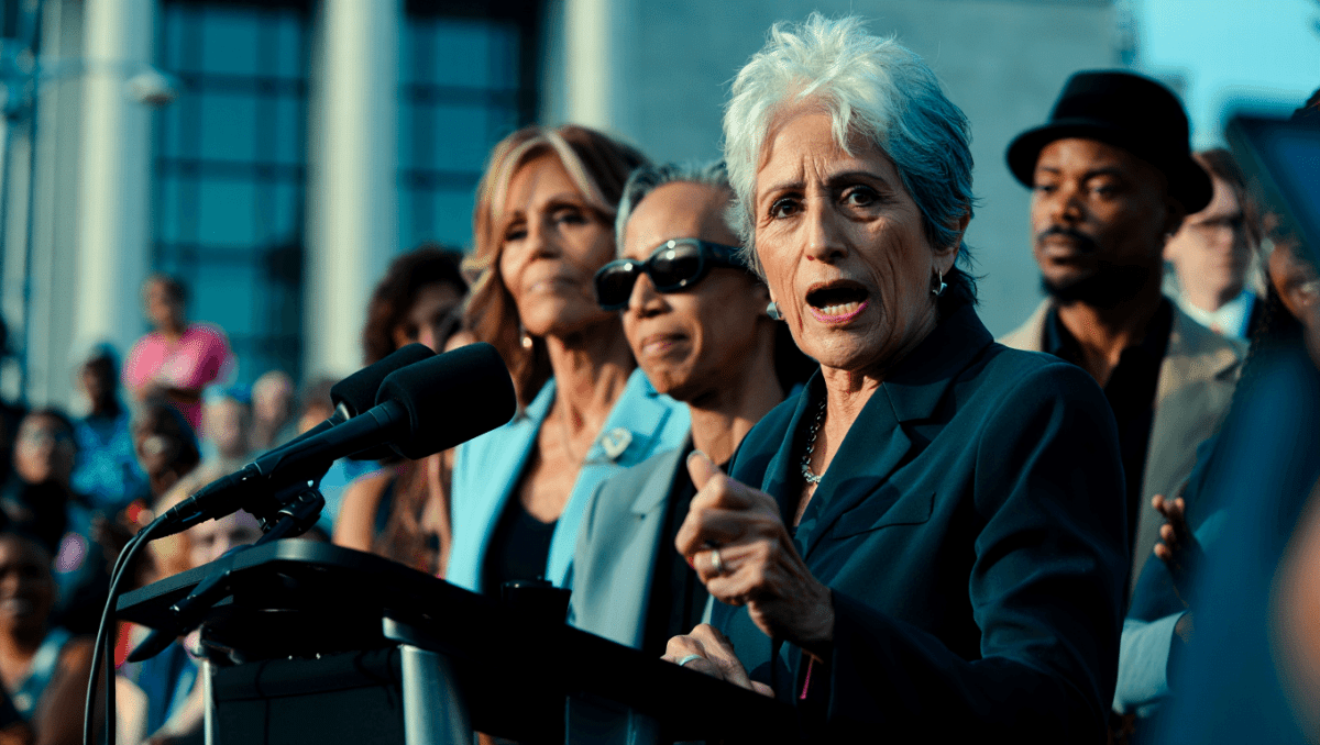 Joan Baez leads nationwide 'No Kings' protests, joins activists at Kennedy Center rally