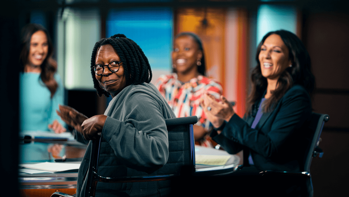 Whoopi Goldberg collapses on The View today during age gap discussion