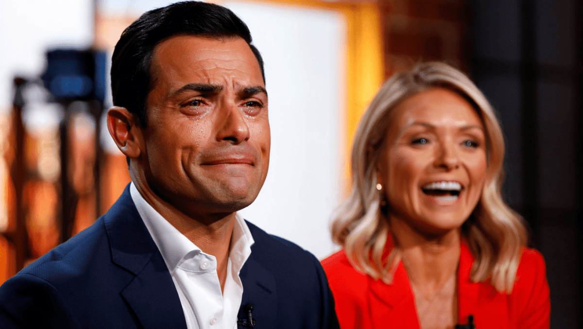 Kelly Ripa cracks up as Mark Consuelos gets emotional birthday surprise on Live