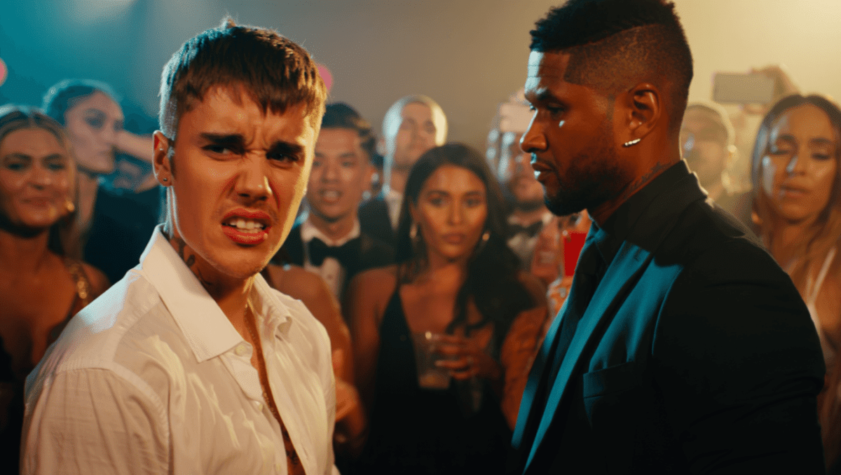 Justin Bieber, Usher get into heated exchange last night at Oscars after-party