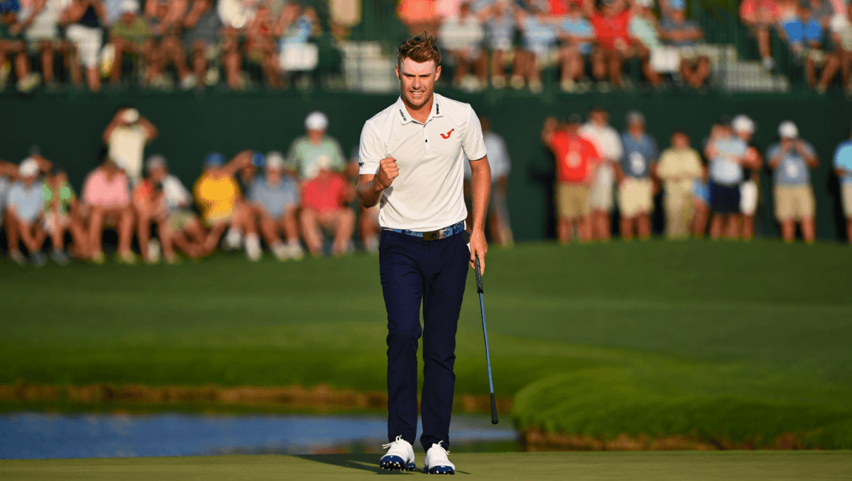 Fitzpatrick tied for lead with Cameron Young on final hole at Players Championship
