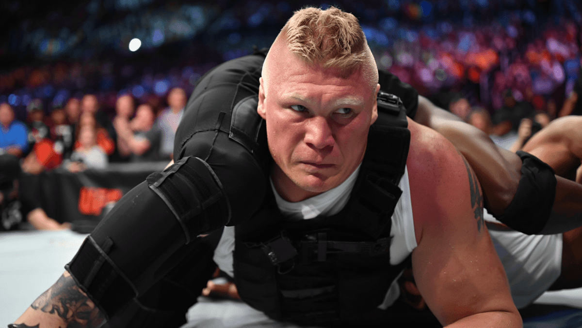 Brock Lesnar responds to Oba Femi tonight on Raw, WrestleMania title hopes on line