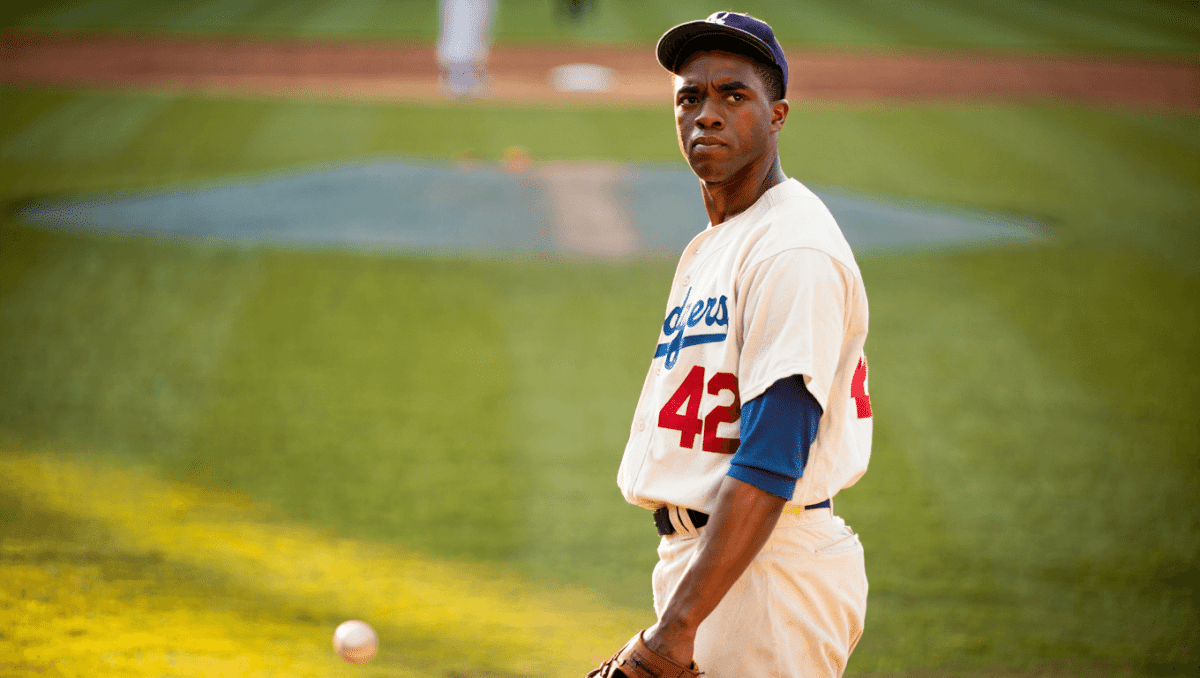 Chadwick Boseman's 42 streams on Starz starting March 1, celebrating his inspiring legacy