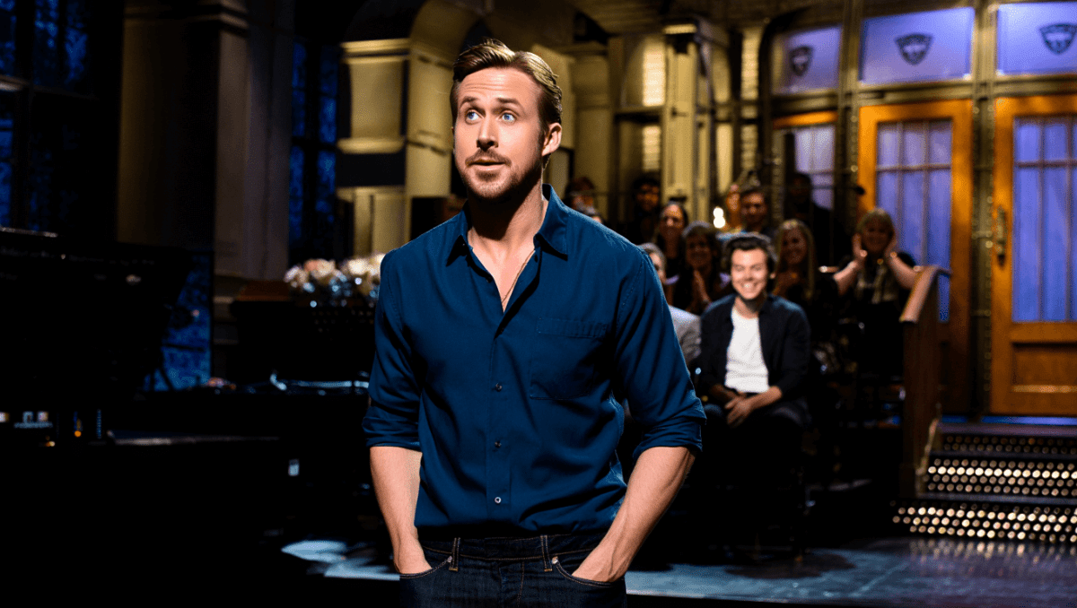 March 8: Harry Styles crashes Ryan Gosling's SNL monologue, weeks before hosting