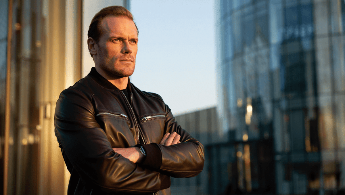 Sam Heughan debuts shocking new look, transitions from Jamie Fraser to Embassy series