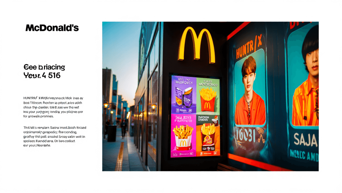 K-pop Demon Hunters McDonald's meals arrive with Saja Boys and HUNTR/X combos