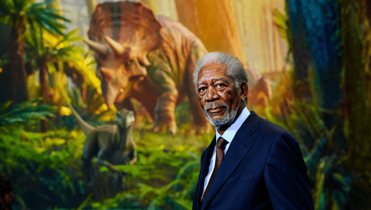 Dinosaurs Netflix series narrated by Morgan Freeman is now streaming all 4 episodes