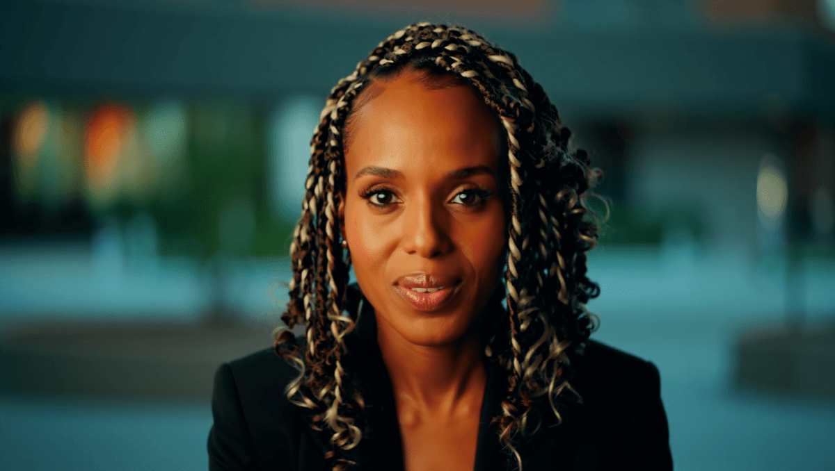 Kerry Washington reveals boho braids at Imperfect Women NYC screening