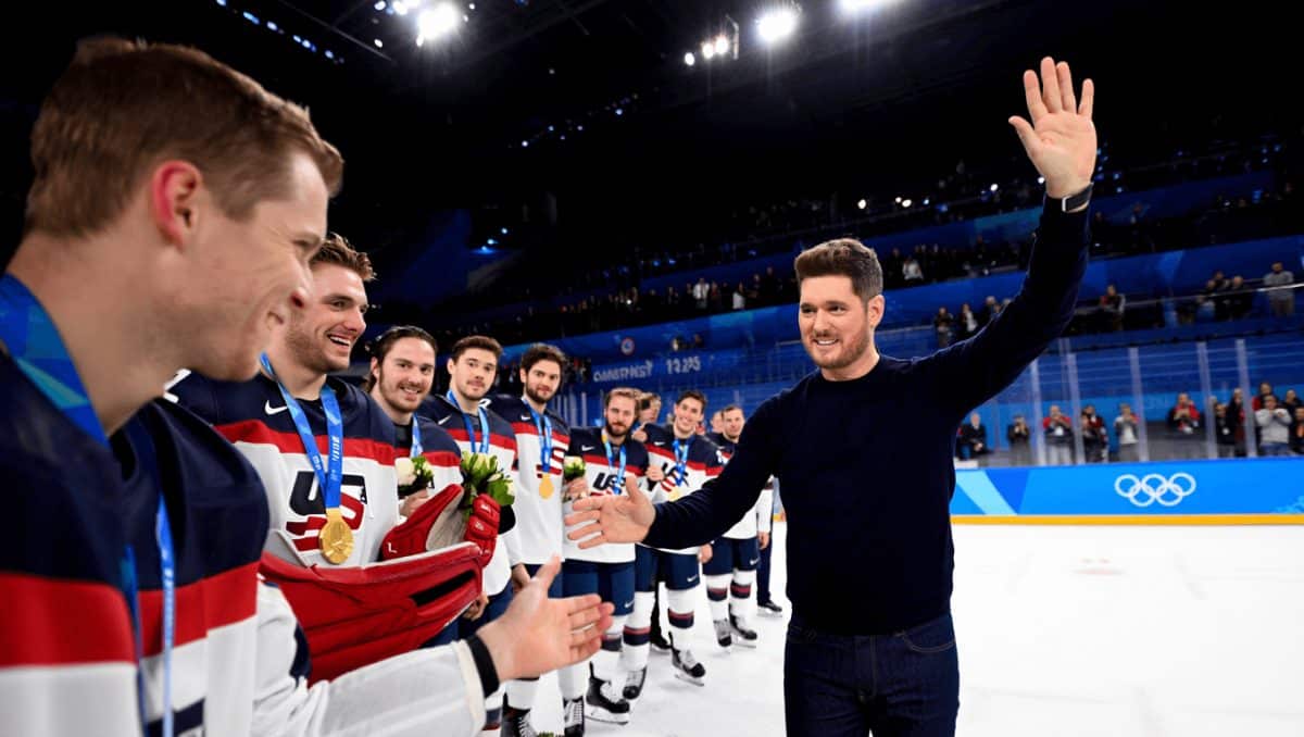 After Hard-Fought Gold Medal Game, Michael Bublé Congratulates U.S. Hockey Team on Winter Olympics Victory: ‘Next Time It’s Ours’