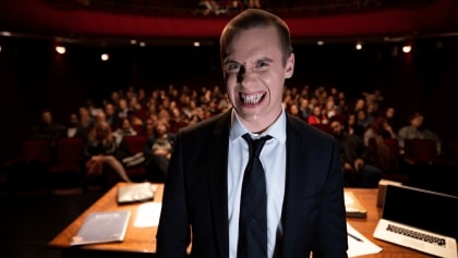 Arty Froushan Puts His Own Disturbed Spin on Patrick Bateman in London’s Sold-Out ‘American Psycho’ Revival: “It Takes Something Out of My Soul”