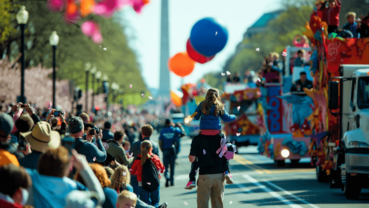 Cherry blossom parade kicks off today in DC with floats, balloons