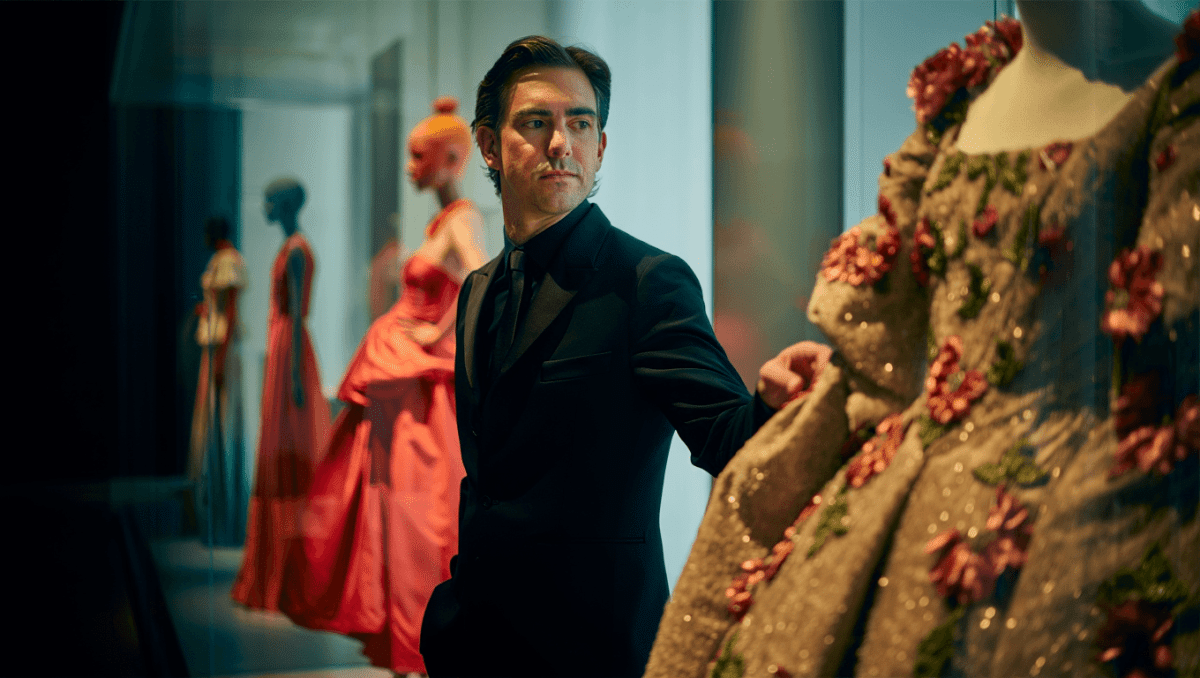 Daniel Roseberry plays tour guide at V&A Museum's Schiaparelli exhibit