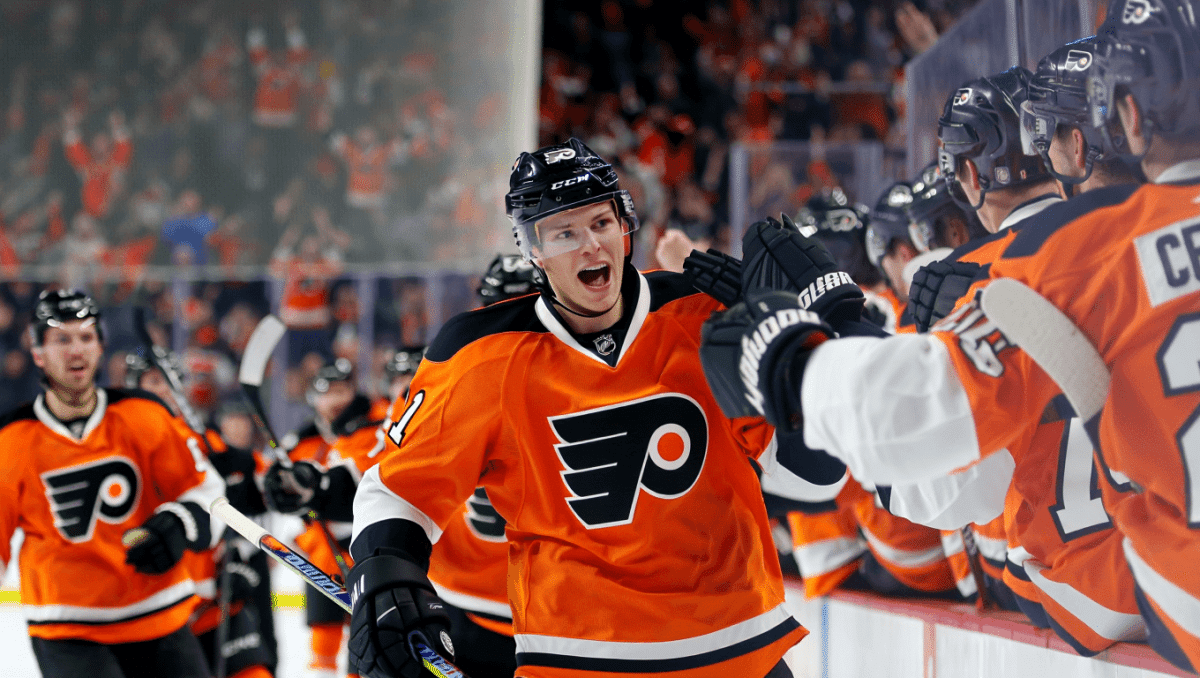 Flyers beat Penguins 1-0 in OT in Philadelphia, Cam York scores series-clinching goal