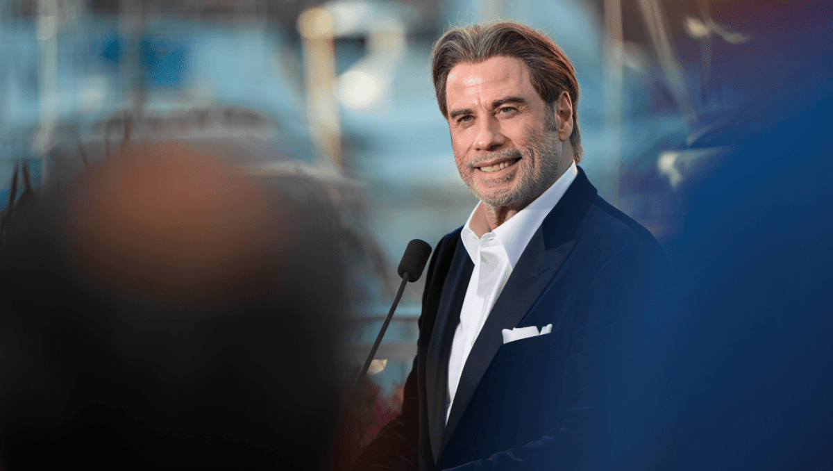 John Travolta unveils directorial debut at Cannes, 'Propeller One-Way Night Coach'
