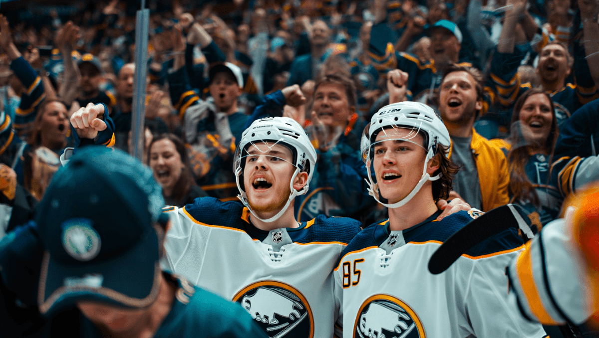 Sabres battle Bruins in first playoff game since 2011, ending 15-year drought