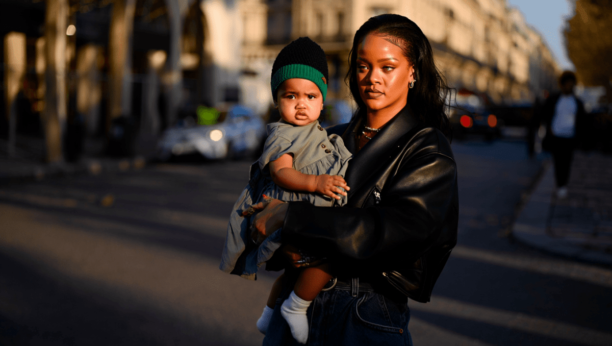 Rihanna's daughter Rocki makes first public appearance in Paris wearing vintage Dior