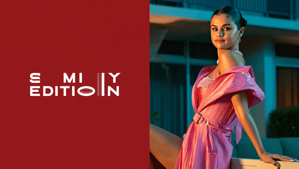 Selena Gomez stuns in bubblegum pink cargo minidress at Rare Beauty launch