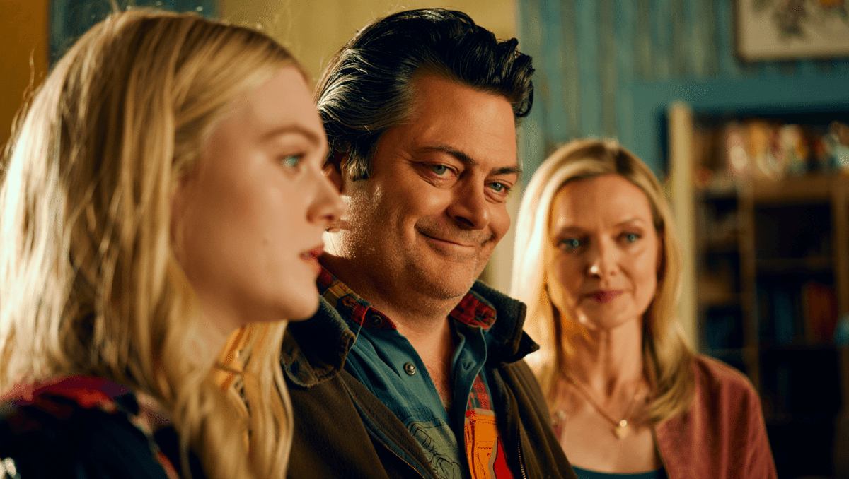 Nick Offerman discusses his role in Apple TV+'s 'Margo's Got Money Troubles' with Nicole Kidman, Elle Fanning
