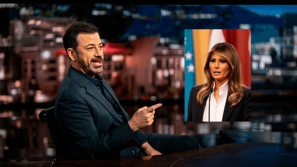 Jimmy Kimmel roasts Melania Trump's surprise Epstein statement on air