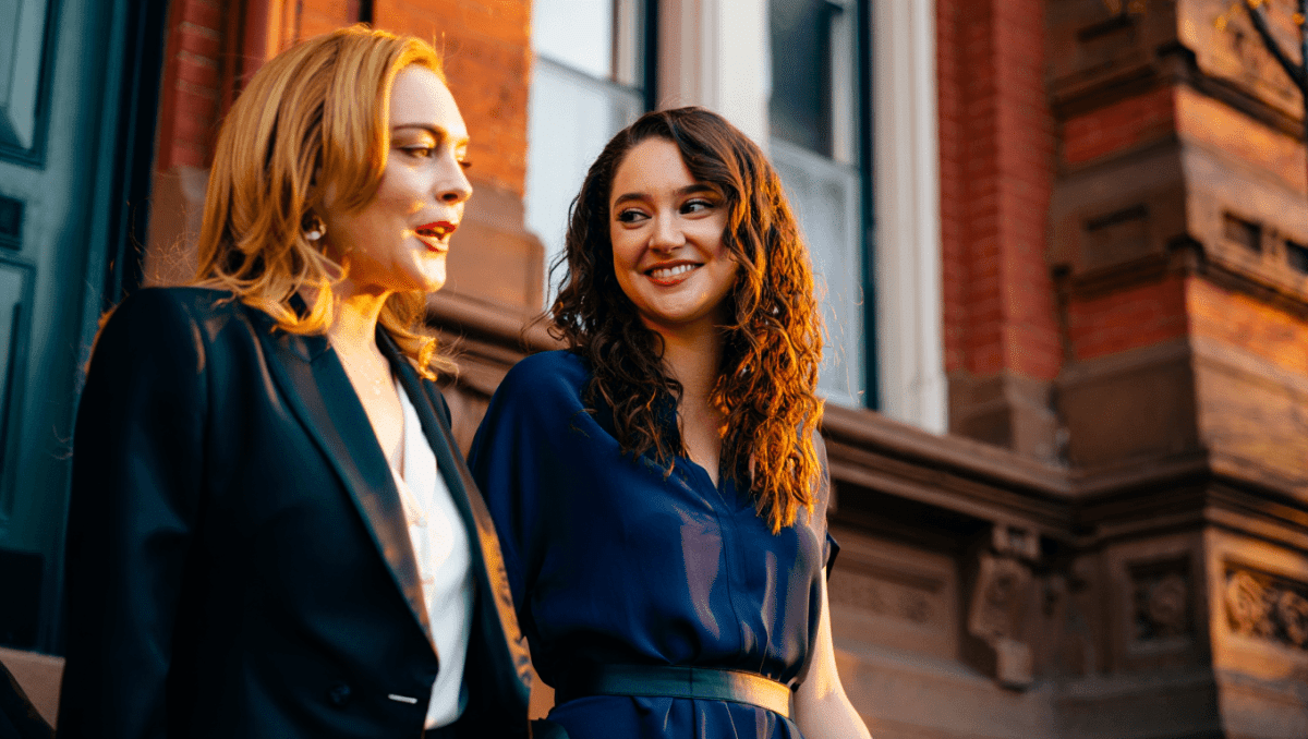 Lindsay Lohan begins filming new Hulu series 'Count My Lies' alongside Shailene Woodley in NYC