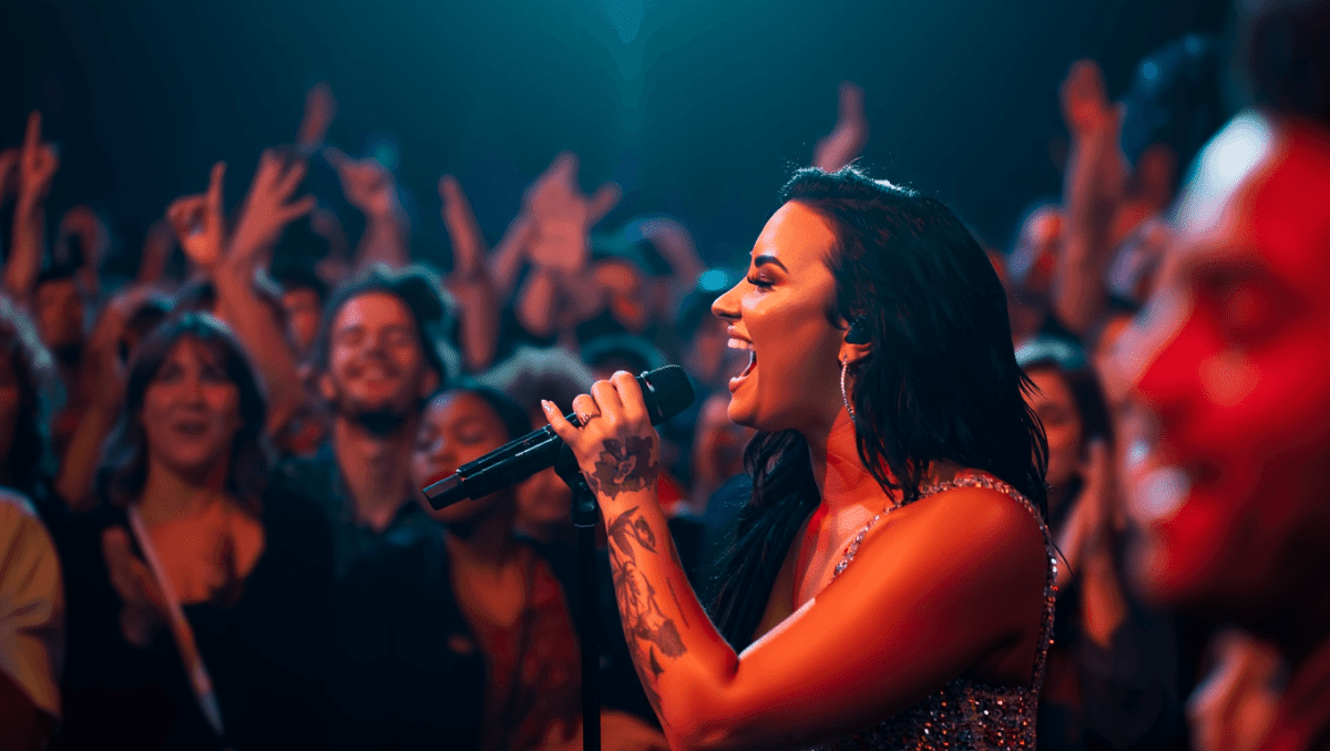 Demi Lovato wraps It's Not That Deep Tour shows, performs with husband Jordan Lutes in NYC