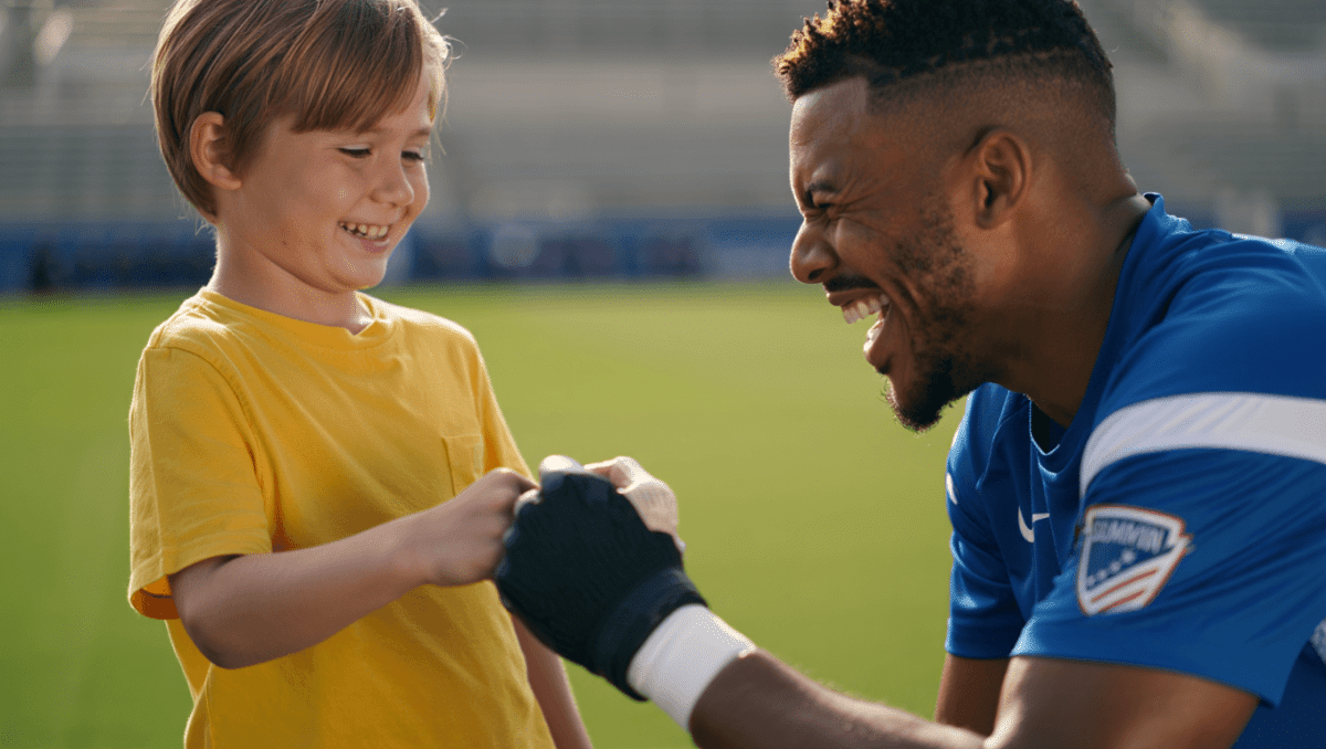 Carson Pickett becomes role model for 9-year-old with limb difference in Denver